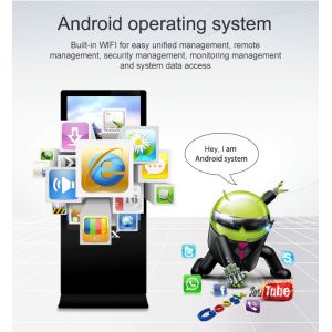 Wireless Connection Touch Screen Kiosk With 10 - Point Infrared Touch