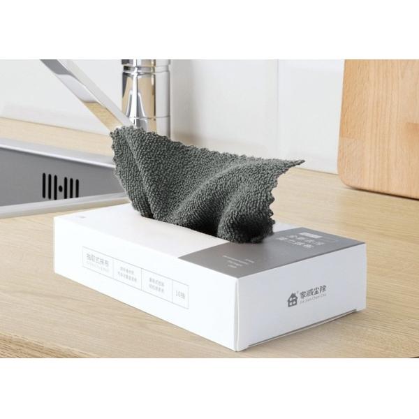 Quality Pull Out Microfiber Towel Dry Plain Square Antivirus Microfibre Polishing Cloth wholesale