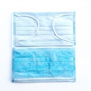 Breathable Disposable Earloop Face Mask PP Nonwoven Anti Pollen / Bacterial
