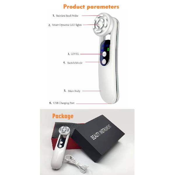 140g 240V Microcurrent Ion RF EMS Beauty Instrument