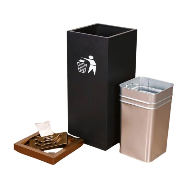 Quality High Quality Trash Can High-End Luxury Modern Minimalist Hotel Office Trash Can Apply to Hotel wholesale