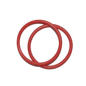 Soft Silicone Molded FKM O Ring 90 Shore Red Rubber O Rings