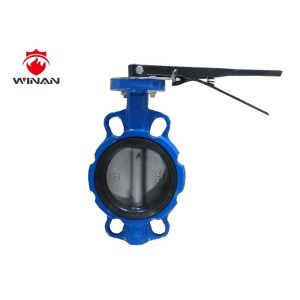 Full Lining Fluoring Wet Alarm Valve , Cast Iron Valve Disc - Shaped Simple