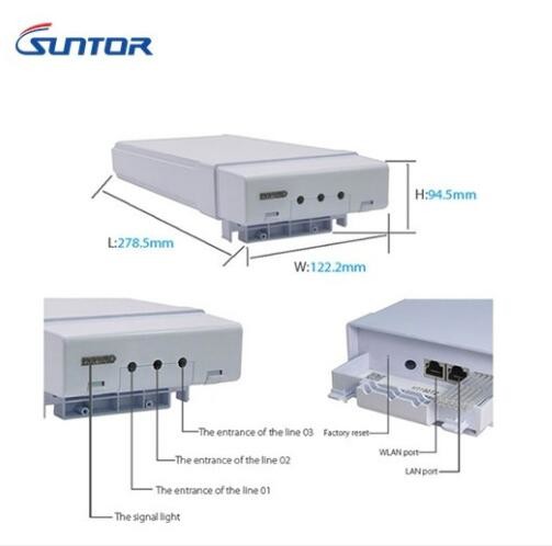 Quality 5.8G Short Range Wireless Ethernet Bridge Weatherproof For PTP PTMP IP Transmitting wholesale
