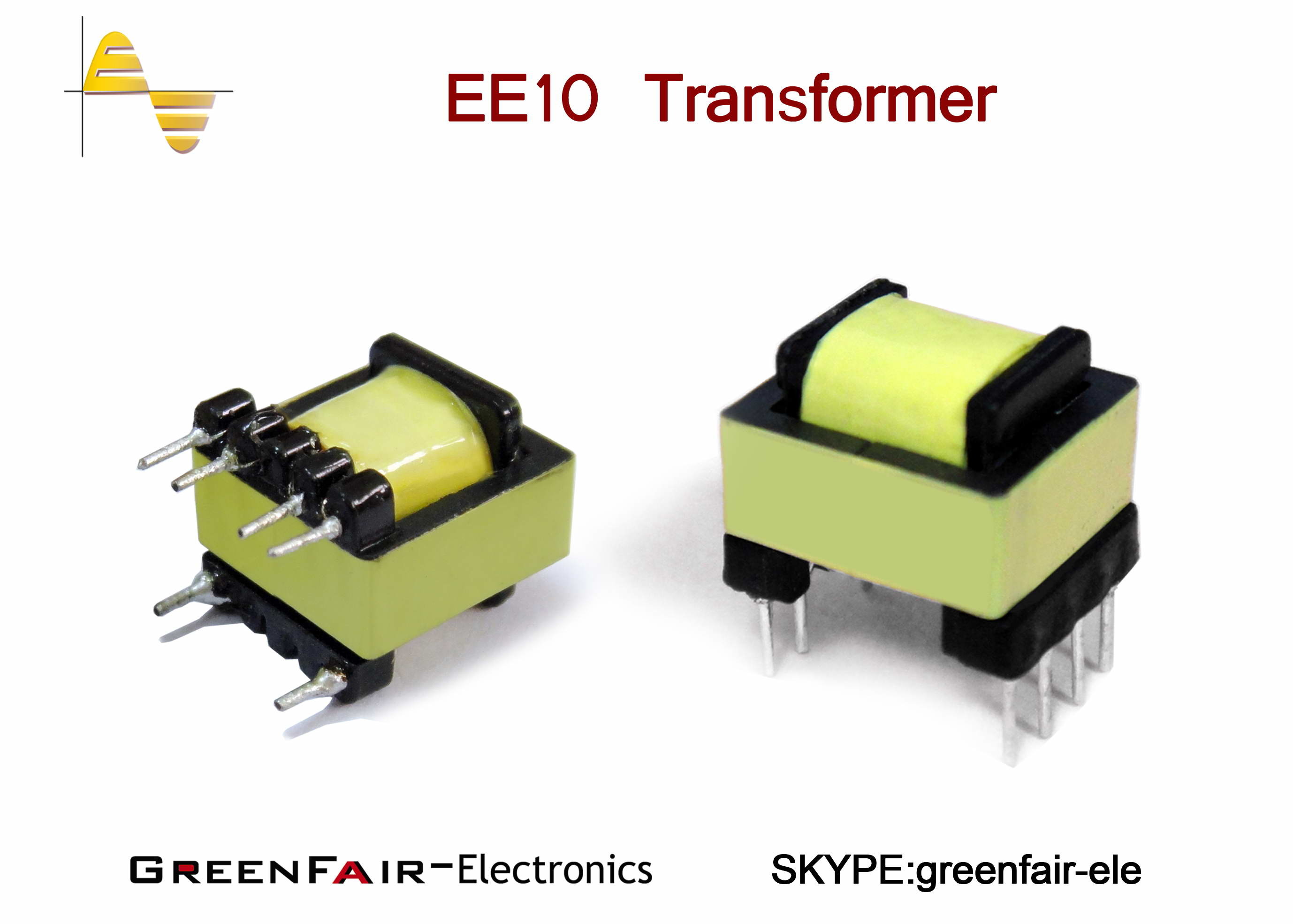Customized High Frequency Isolation Transformer , EE11.5 Small High Voltage