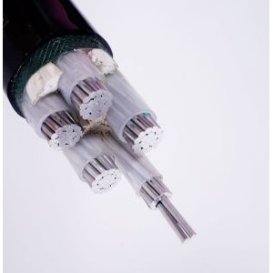 Cheap Black Aluminum 5 Core YJLV Underground Electrical Cable IEC60502 for sale