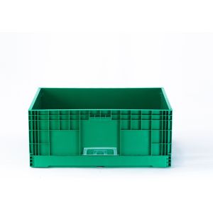 Supermarket Foldable Stackable Plastic Vegetable Container with Customized Color