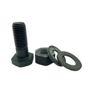 High Precision M9 M10 M38 M42 M50 M72 Black Oxide Carbon Steel Hex Bolts DIN