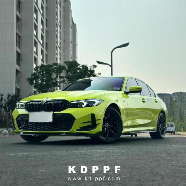 Self-Healing Color Paint Protection Film Sunbeam Yellow Anti Scratch TPU PPF 10-Year Warranty Car Wraps