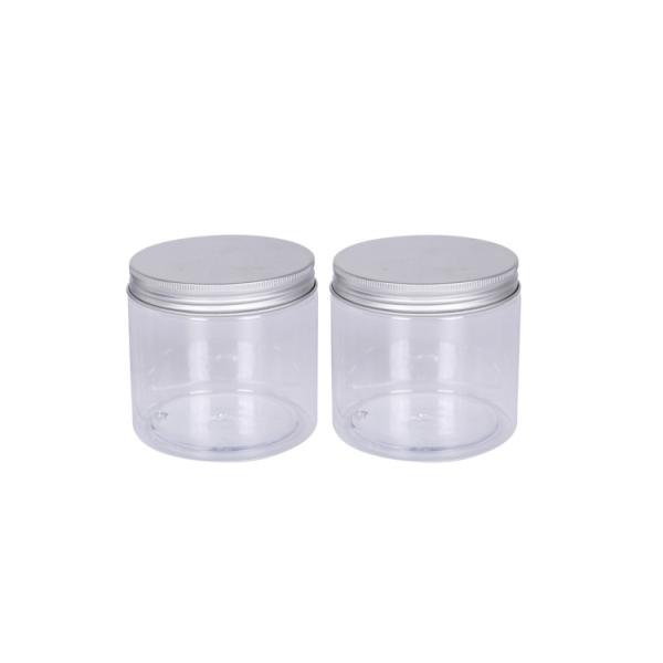 Quality Double Wall Frosted Od 92mm Cosmetic Cream Jars Luxury Personal Skincare 500g wholesale
