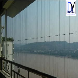 Fixed Window Invisible Grille with B Security Rating and 5cm Wire Distance Gap