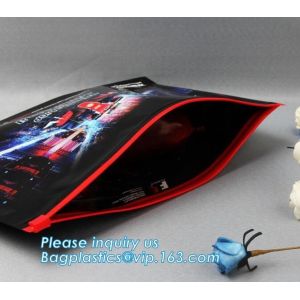 Custom Mini Zip lockk Bag,Frosted Pvc Zip lockk Bag, Zipper Slider Frosty Soft