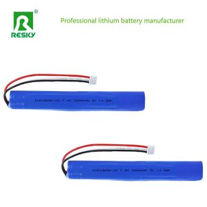 Power Batteries 18650 2S1P 7.4V 2000mAh 2600mAh 5C Lithium Ion Battery Pack With