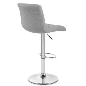 Adjustable Gas Lift Frame Fabric Bar Stool