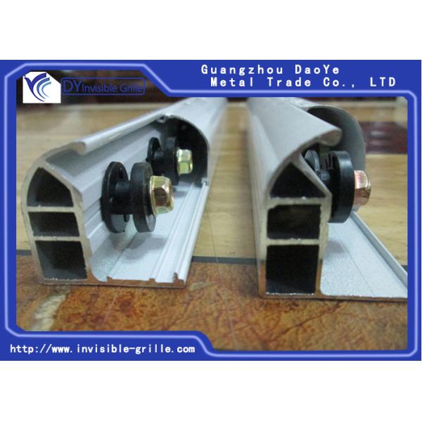 Durable Aluminum Sliding Window Track For Children Safety Invisible Grilles
