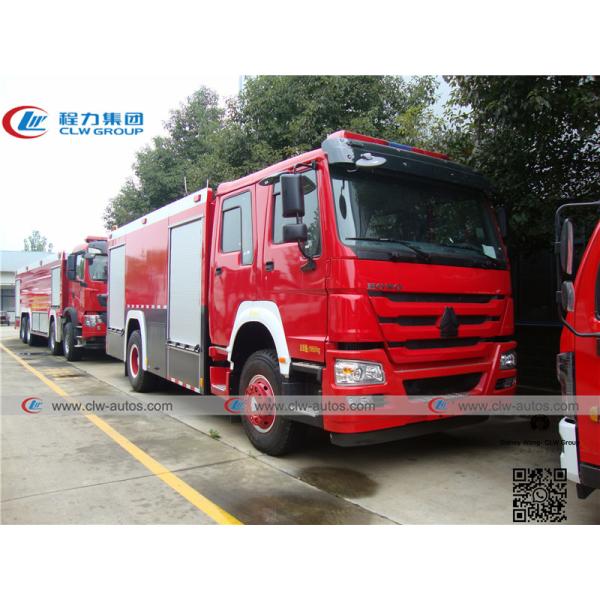 Quality LHD Sinotruk Howo 4x2 5cbm Water Tank Fire Fighting Truck wholesale