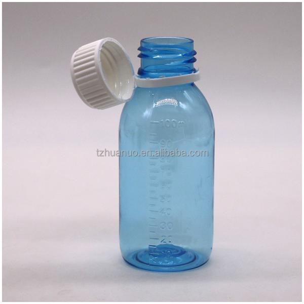 100ml Round Maple Cough Syrup Liquid Bottle with Screw Cap and Heat Seal Free Samples