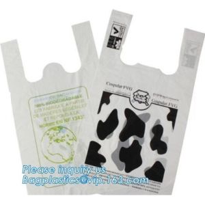 Biodegradable Compostable Plastic Trash Bag, Eco-Friendly Compostable Bag,