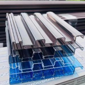 Clear Corrugated Polycarbonate Sheet Polycarbonate Trapezoidal Roofing Sheet
