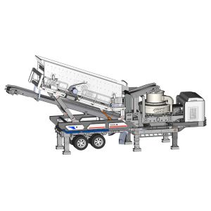 Combined Mobile Crushing Plant , Limestone Mobile Cone Crushing Plant