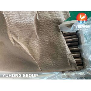 Copper Nickel Alloy 90 / 10 C70600 Aluminum Extruded Fin Tube For Heat Exchanger