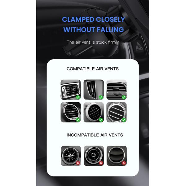 Car smart sensor Wireless Phone Charger Stand Phone Holder 10W 9V 1.67A