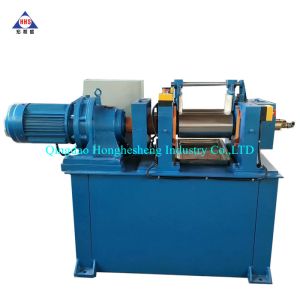 Plastic Dispersion Open Mill Rubber Mixing Machine 6 Inch 19rpm 50HRC