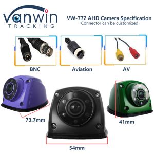 IP69 1080P Car Camera AHD Side Camera With 6pcs IR Lights Super Night Vision