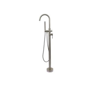 Modern Free Standing Bathtub Shower Mixer Taps Floor Mounted Tub Shower Faucets