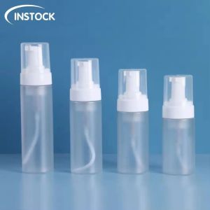Cheap 100ml 120ml 150ml 200ml PETG Soap Hand Wash Plastic Bottles With Cap Foam Airless Pump Face Cleansing Bottle for sale