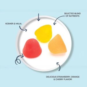 Private label OEM Vitamins Supplement Multivitamin Gummies For Kids With Vitamin