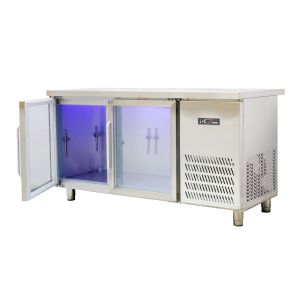 China R134a  CFC FREE Steel   Quiet Undercounter Blue Light Inside Refrigerator on sale