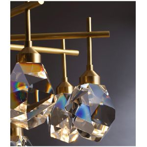 Modern Diamond Crystal Chandelier In Living Room minimalist chandelier(WH-CY-193