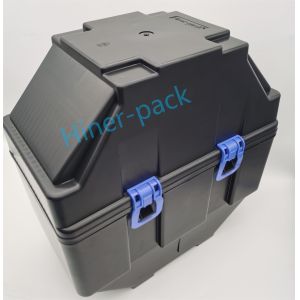 12 Inch Black ESD Wafer Flex Frame Box For Easy Transportation And Storage