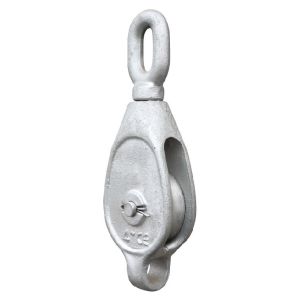 Chrome Painting Single / Double / Triple Snatch Block Pulley With Hook Manual