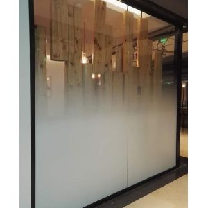 Modern and Stylish Silk Screen Printing Gradient Frosted Shower Glass for
