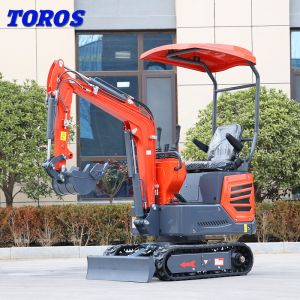 1 Ton 1.2 Ton 20hp Mini Excavator Machine Small Earth Moving Machines