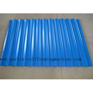 PLC Steel Metal Roof Panel Roll Forming Machine , Roofing Sheet Roll Former 5