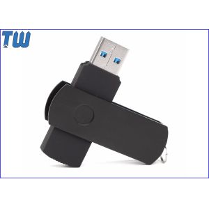 China Black 360 Degree Swivel 8GB USB3.0 USB Disk Drive Slim Body Soft Touch on sale