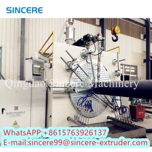 PE PP HDPE Spiral Winding Pipe Making Machine