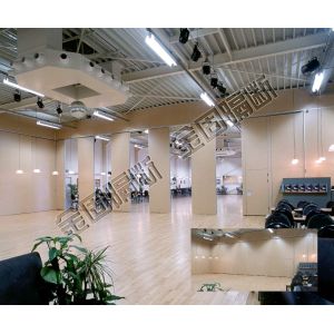 Manual Operation Dividing Partition Wall Operated Manually With Aluminum Frame