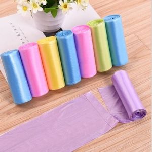 Custom Order Offset Printing Plastic Flat Trash Bag Without Drawstring Can Liner