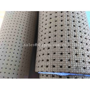 Blue Breathable Perforated Fade Resistant Sharkskin Nylon Fabric SBR Neoprene