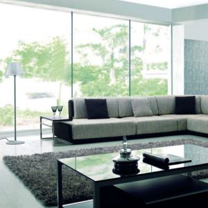 Machine Washable Chinese Classic High-Low Loop Pile Healthy Tufted Carpet For