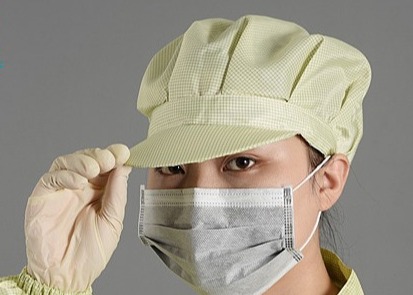 Quality Hard Brim High Elastic Rubber 0.5 Strip Esd Cap wholesale