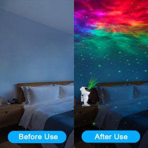 Multipurpose RGB Starry Night Projector , Practical Astronaut Projector Starry