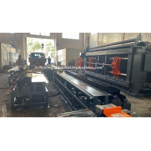 Cheap Tensile Strength 350-550N/Mm2 Gabion Production Line With 60X80-80X100MM Mesh Size And PLC Control System for sale