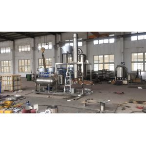 Vacuum Falling Film Evaporator 500l Juice Concentration Single Double Effect