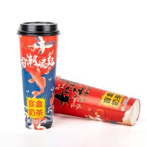 Customized food grade disposable surprise mysterious blind box lucky gift paper