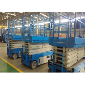 Smooth Deceleration Motorized Scissor Lift Multiple Disc Brakes 270mm*830mm